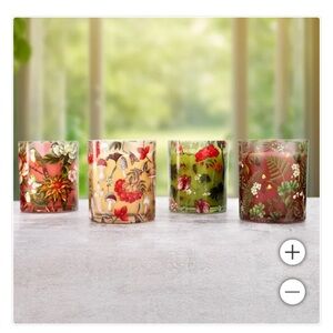 Simply Indulgent Fragranced Candle Set, 4-piece brand new